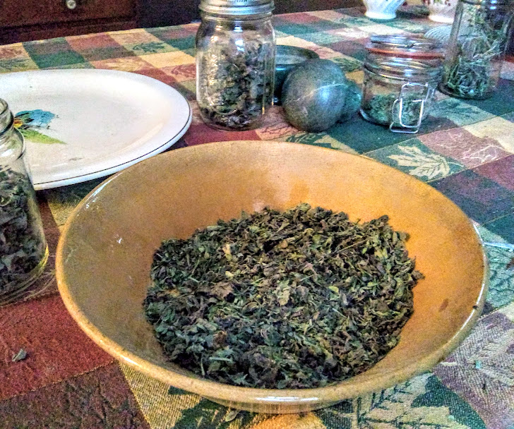 italian herb mix in a bowl