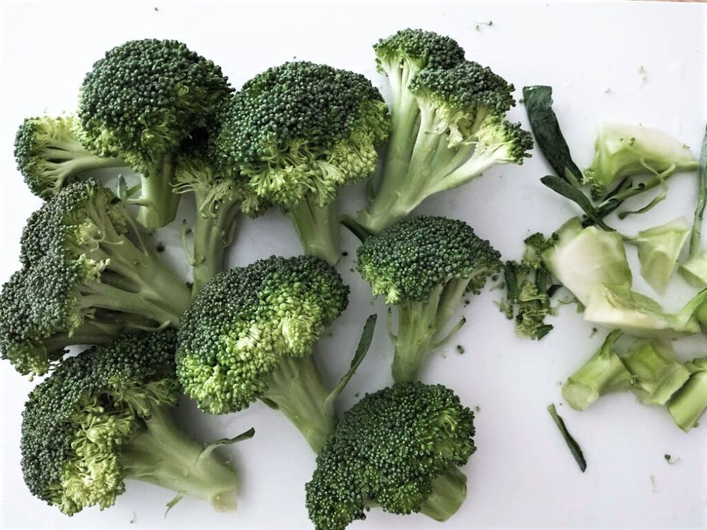 crowns of broccoli