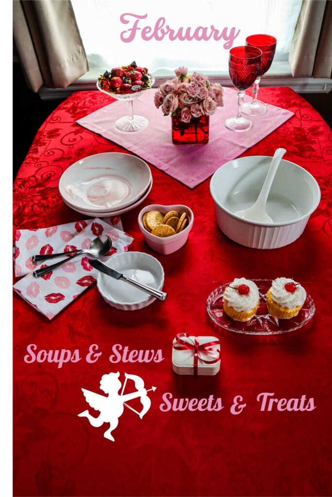 soups and stews and sweets and treats cupid is aiming for you